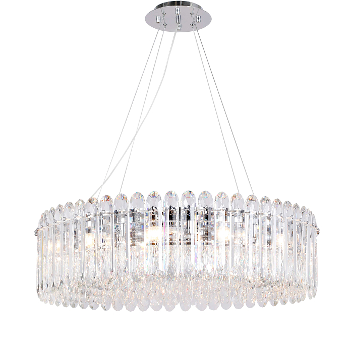 Люстра NewRgy 5075-12CR CHROME+CLEAR